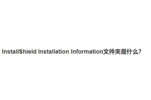 InstallShield Installation 文件